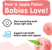 ALIVER Peach Flavor Foam Toothpaste for Kids, 60ml