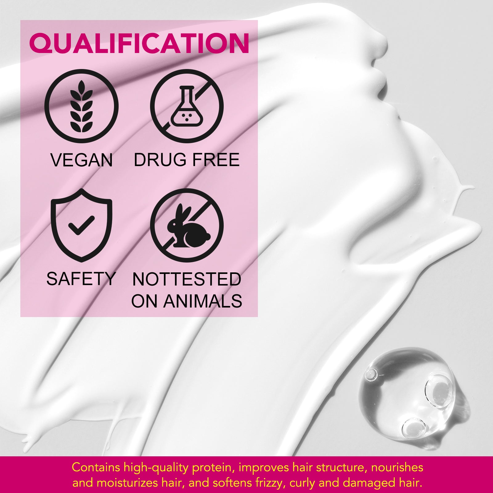 ELAIMEI Silk & Gloss Hair Straightening Cream, 60ml