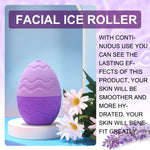 ELAIMEI Ice Roller Facial Cube Massager, Purple