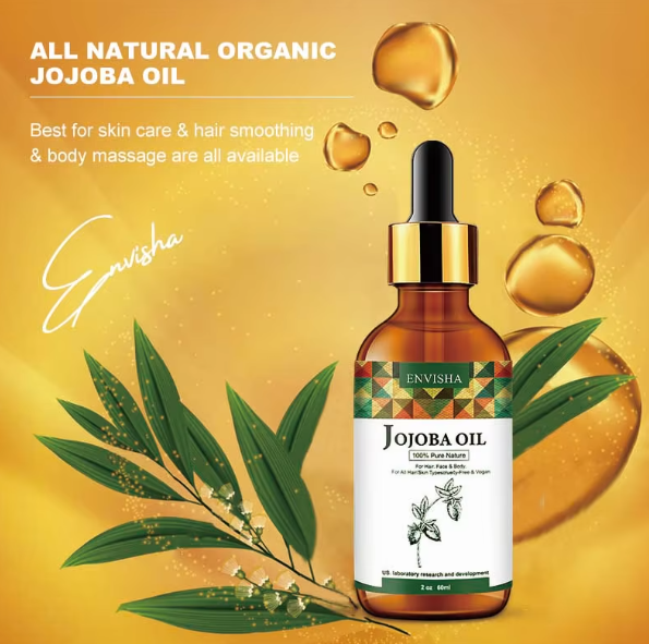 ENVISHA 100% Pure & Natural Jojoba Oil, 60ml