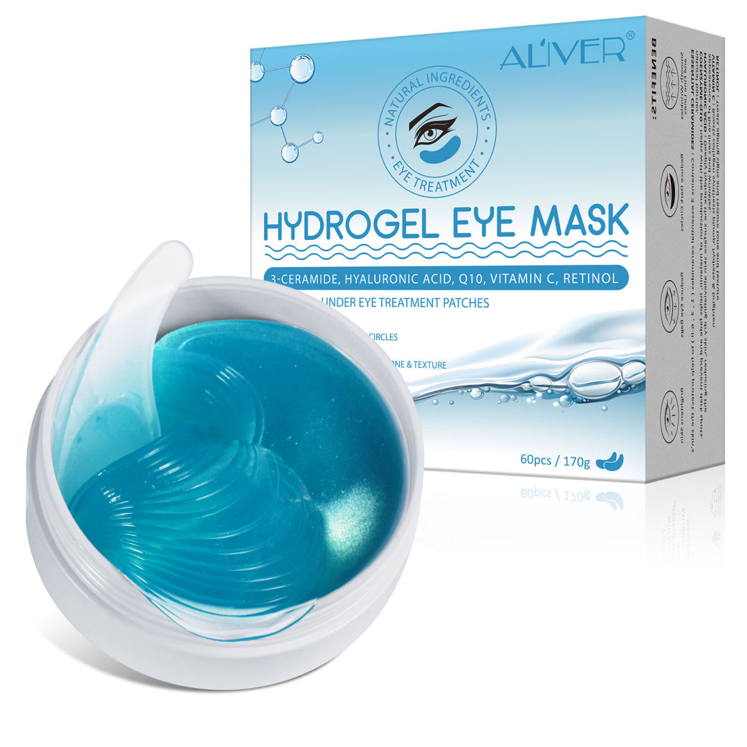 Aliver Hyaluronic Acid Under Eye Patches Mask for Puffiness Dark Circles Removal Pads
