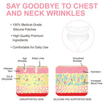 PEGCIZ Anti Wrinkle Decollete & Neck Pads, pack of 2pcs