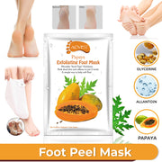 Aliver Papaya Soft Foot Peel Mask for Feet Dead Skin Remover