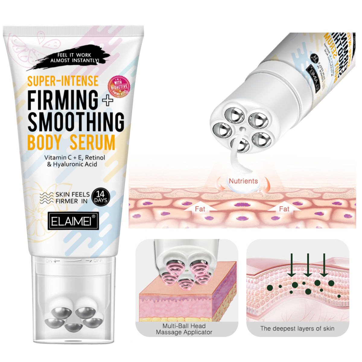 ELAIMEI Firming Body Serum, 120g