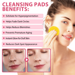 ALIVER Kojic Acid & Turmeric Cleansing Pads for Dark Spots, 40pcs