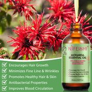 NIFEISHI 100% Pure & Natural Monarda Essential Oil, 60ml