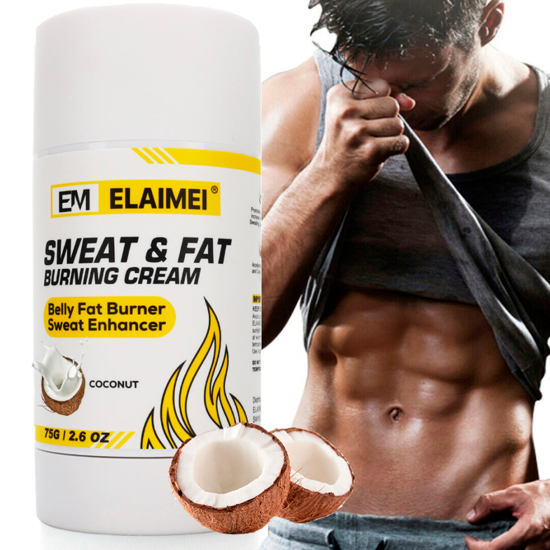 ELAIMEI Hot Sweat & Fat Burning Body Cream, Coconut