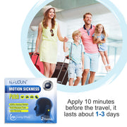 Sefudun Motion Sickness Patch 40 pathces Travel Anti Nausea Safe & Effective Car, Sea, Aeroplan Pads