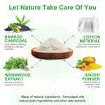 SEFUDUN Natural Detox Foot Patches with Bamboo Vinegar & Ginger, 10pcs