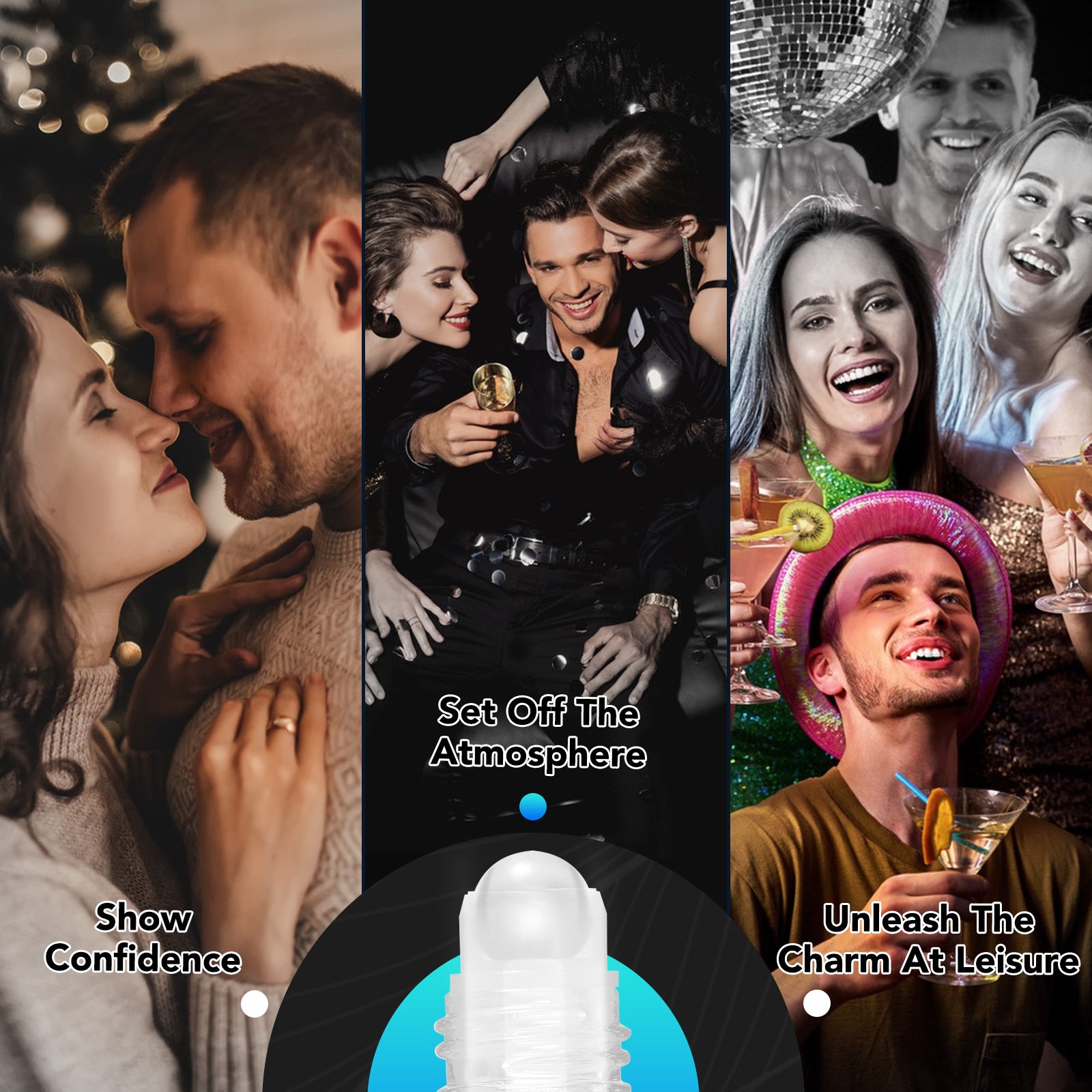 IKZEE Aphrodisiac Bomb for Men, Pheromone Perfume 10ml