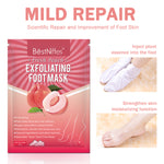 BestNiffes Exfoliating Foot Peel Mask, Fresh Peach
