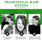 SEFUDUN 3in1 DARK BROWN Hair Dye Shampoo, 500ml