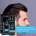ELAIMEI Hair Loss Building Fibers, 27.5 g (Black)