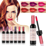 Aliver Lip Tint Gloss Wine Bottle Style Stain Lipstick 6 Colors Set