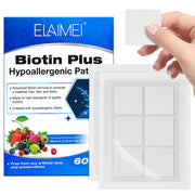 ELAIMEI Biotin Plus Vitamin Patches, 60pcs