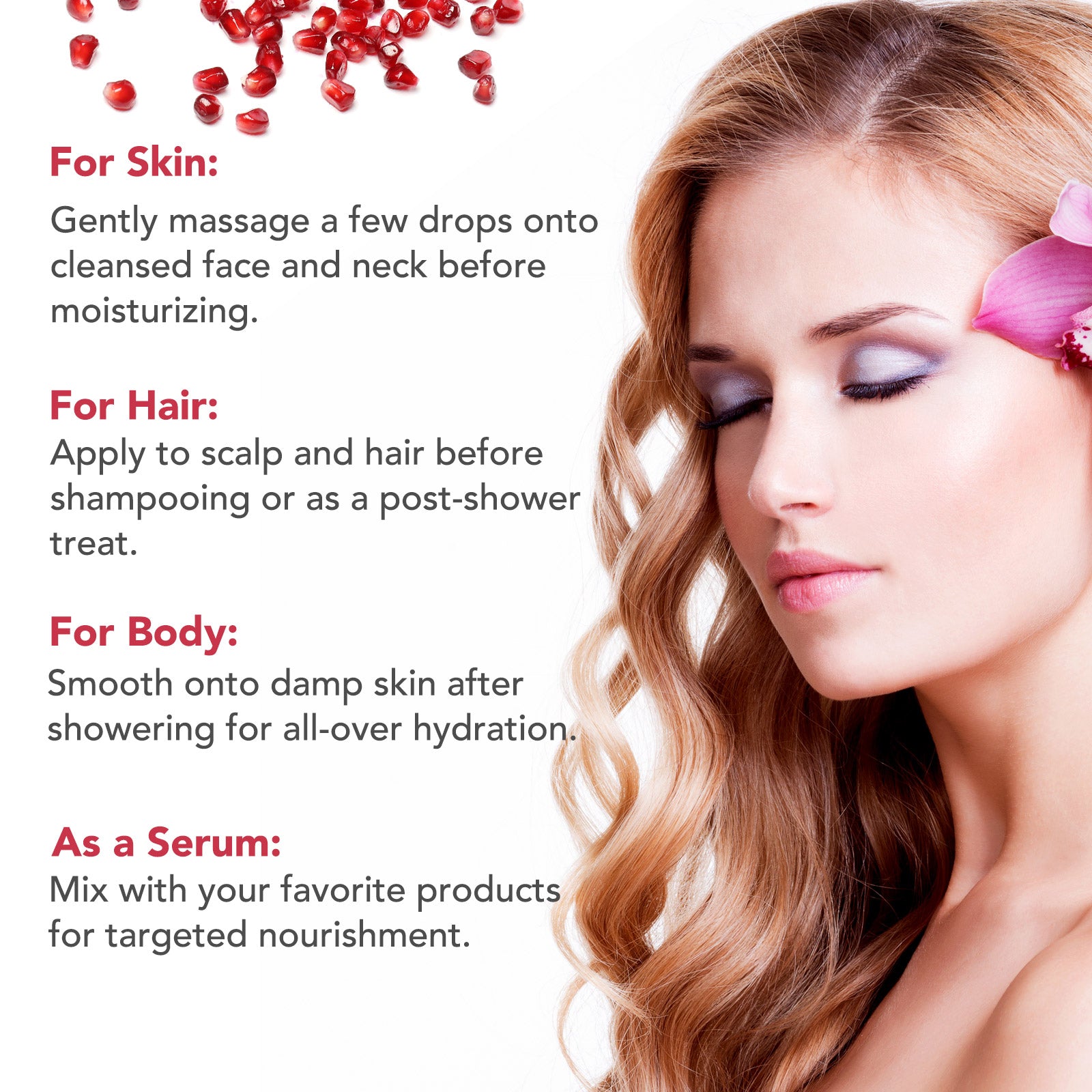 ALIVER Pure & Natural Pomegranate Seed Oil, 60ml