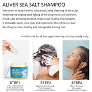 Aliver Natural Sea Salt Shampoo Hair Anti Dandruff Treatment