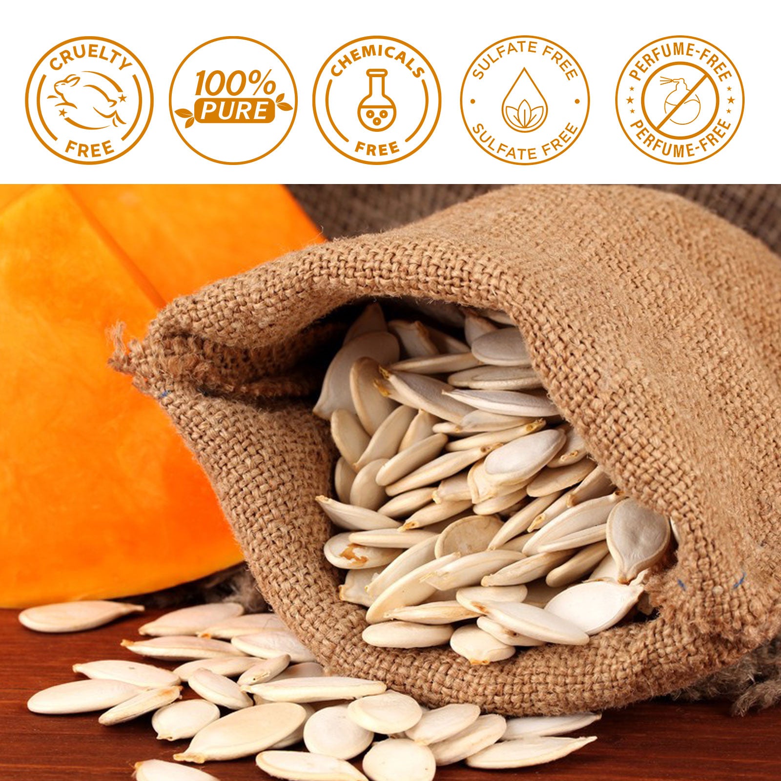 ALIVER Pure Pumpkin Seed Oil for Hair Growth, 60ml