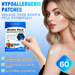 ELAIMEI Biotin Plus Vitamin Patches, 60pcs