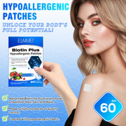 ELAIMEI Biotin Plus Vitamin Patches, 60pcs