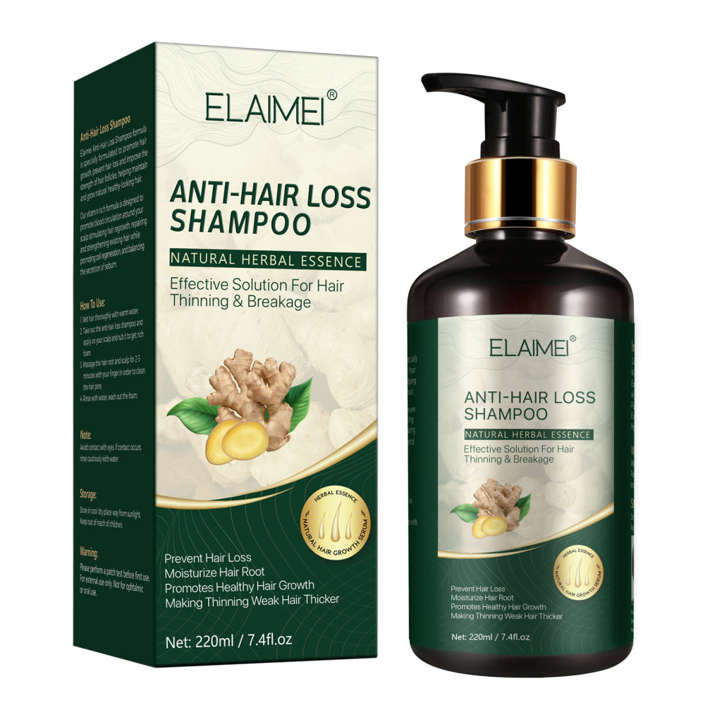 Elaimei Anti Hair Loss Treatment Shampoo for Men Women