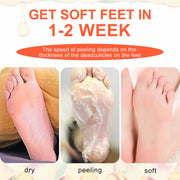 ALIVER Peach Soft Foot Peel Mask, 3in1 Kit