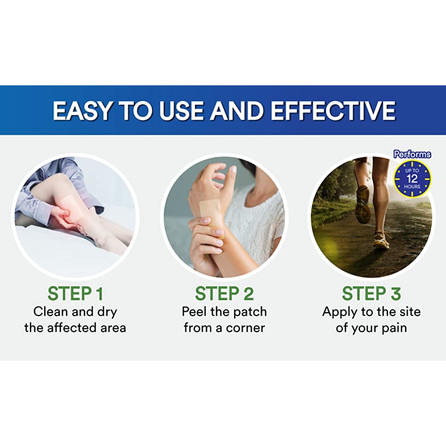 SEFUDUN 4% Lidocaine Pain Relief Patches, 16pcs