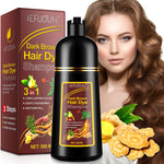 SEFUDUN 3in1 DARK BROWN Hair Dye Shampoo, 500ml