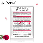 Aliver Rose Soft Foot Peel Mask for Feet Dead Skin Remover