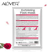 Aliver Rose Soft Foot Peel Mask for Feet Dead Skin Remover