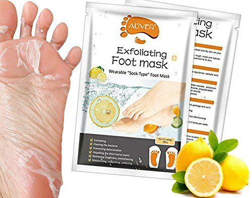 Aliver Lemon Soft Foot Peel Mask for Feet Dead Skin Remover