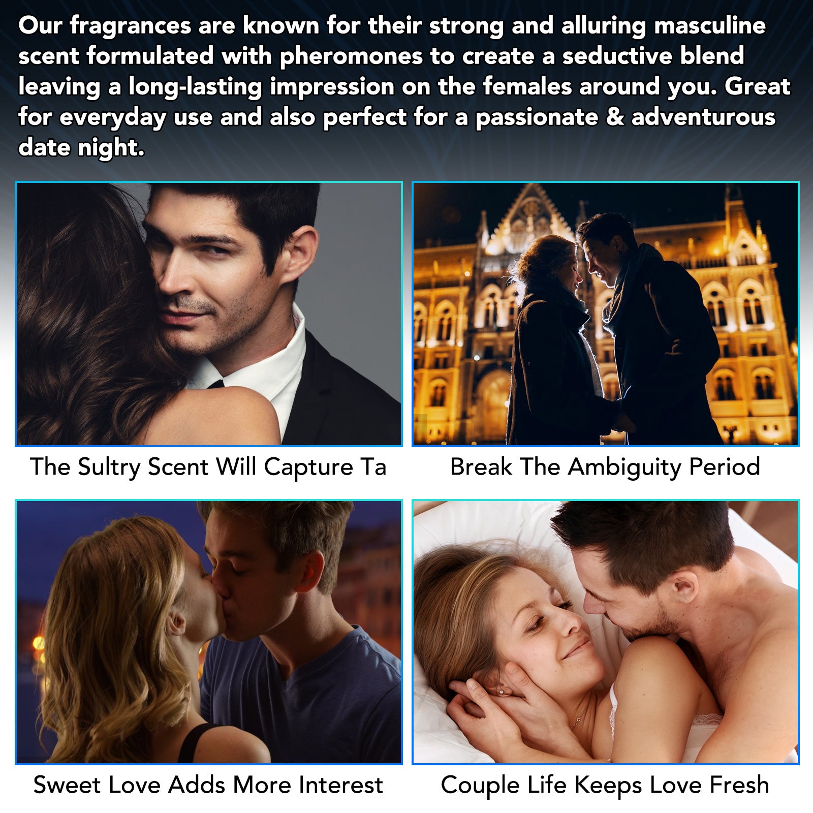 IKZEE Aphrodisiac Bomb for Men, Pheromone Perfume 10ml