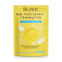 IKZEE Kojic Acid & Turmeric Cleansing Pads, 60pcs