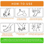 Aliver Papaya Soft Foot Peel Mask for Feet Dead Skin Remover