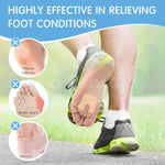 ELAIMEI U-Shaped Felt Callus Pads for Feet Pain Relief & Foot Protection, pack of 48pcs