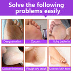 Aliver Exfoliating Foot Peel Mask Baby Soft Feet Smooth Socks Callus Hard Dead Skin Remove Spa Lavender (1 pair)