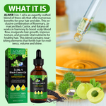 ALIVER Natural 3-in-1 Black Castor Oil with Amla & Black Seed Oil, 60ml