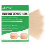 ALIVER Silicone Scar Sheets, Reduction Treatment, pack of 4pcs