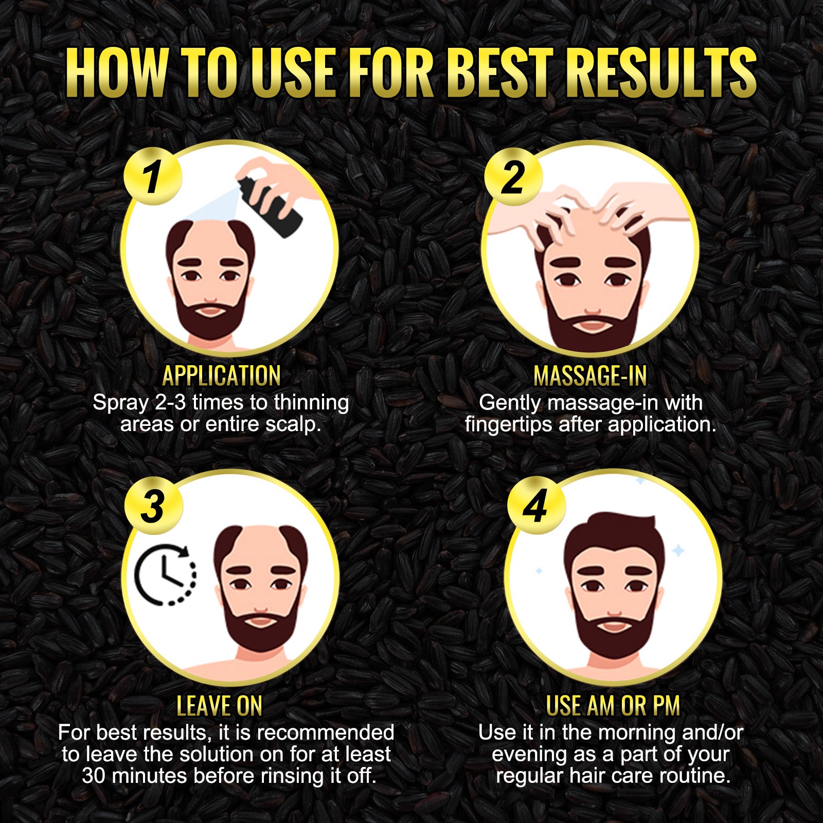 ELBBUB Organic Black Rice Water Spray, 120ml