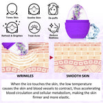 ELAIMEI Ice Roller Facial Cube Massager, Purple