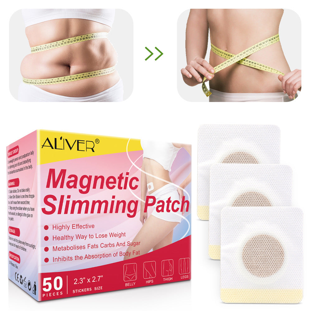 ALIVER Magnetic Fat Burning and Slimming Patches, 50pcs