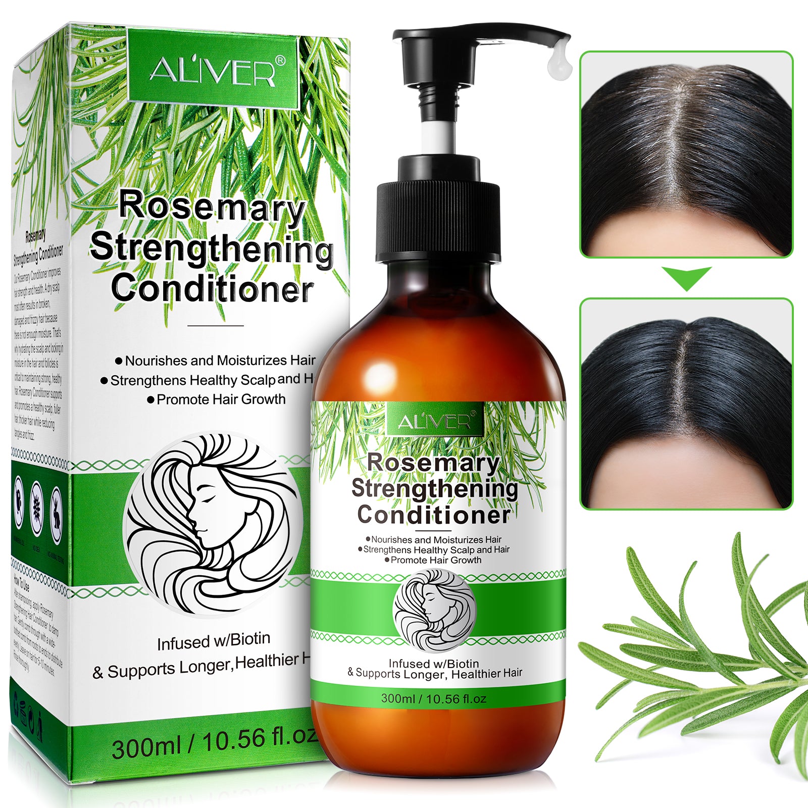 ALIVER Rosemary Hair Growth Conditioner, 300ml