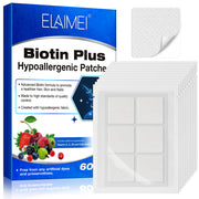 ELAIMEI Biotin Plus Vitamin Patches, 60pcs
