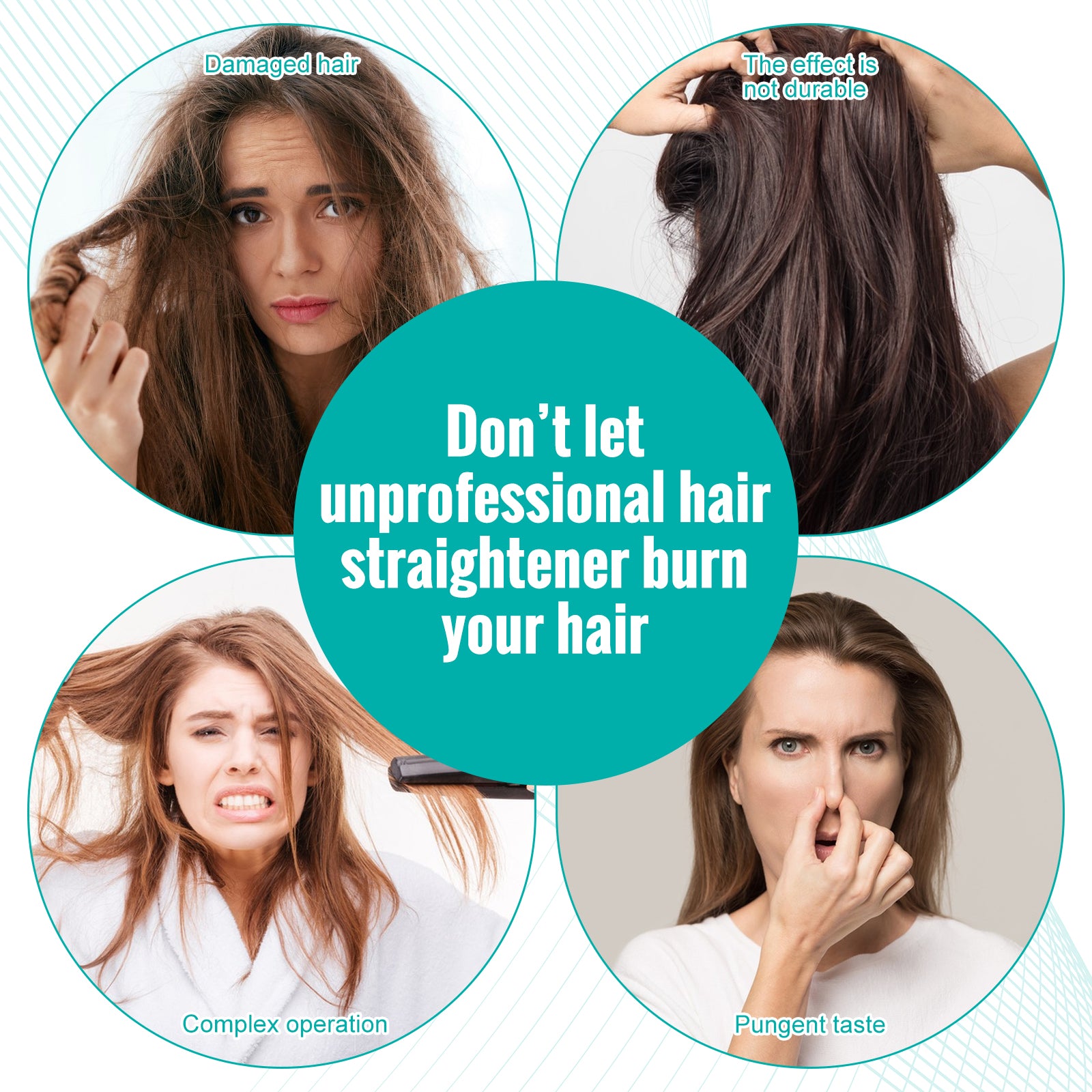 SEFUDUN Hair Straightening Cream, 60ml