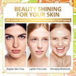 Ifudoit Facial Vitamin C Cream Face Anti-Aging Moisturizer Retinol Wrinkle Skin Care Hydrating Repair Reduce Fine Line Hyaluronic Acid