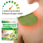 SEFUDUN Wormwood Shoulder Pain Relief Patches, 12pcs