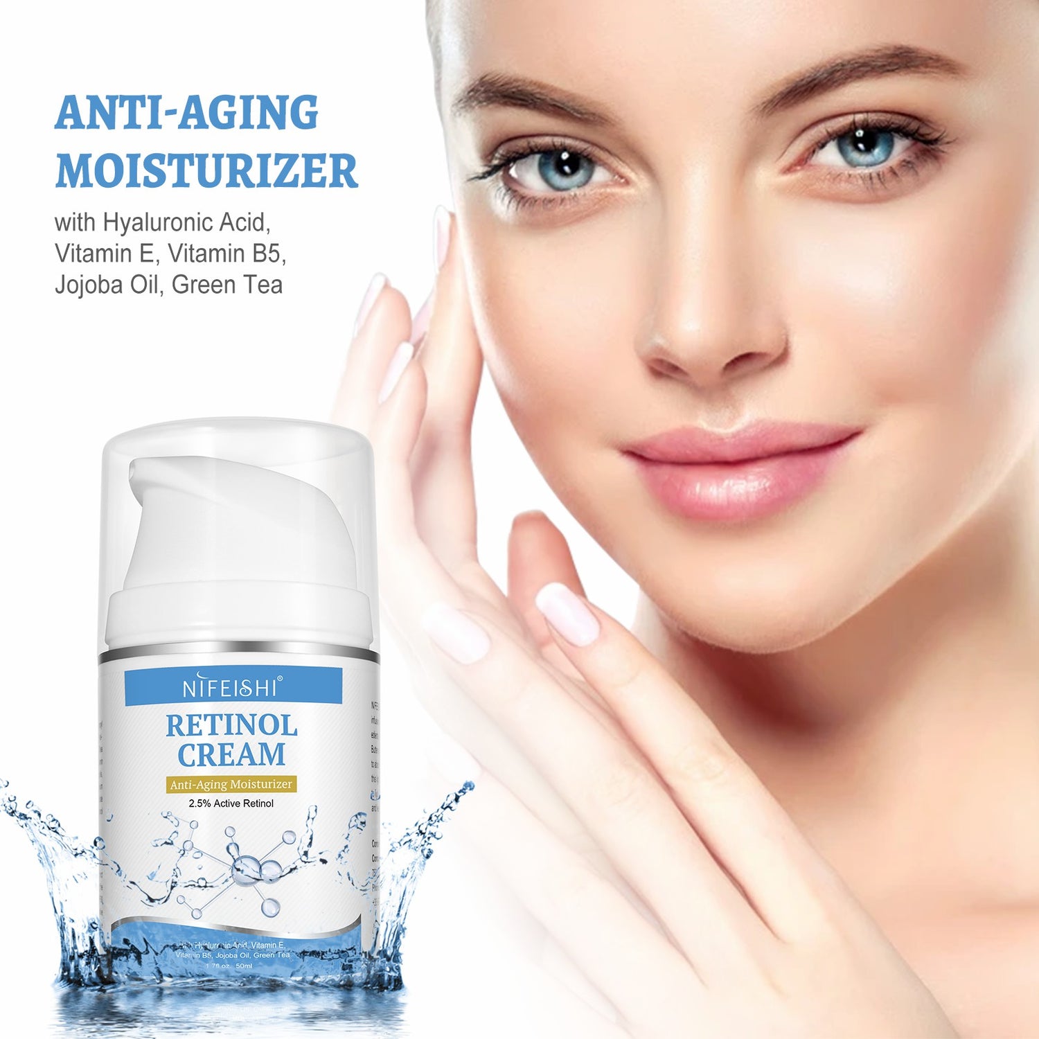 NIFEISHI 2.5% Retinol Face Cream, 50ml