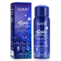 Elaimei Shiny Glitter Spray for Body Hair Makeup