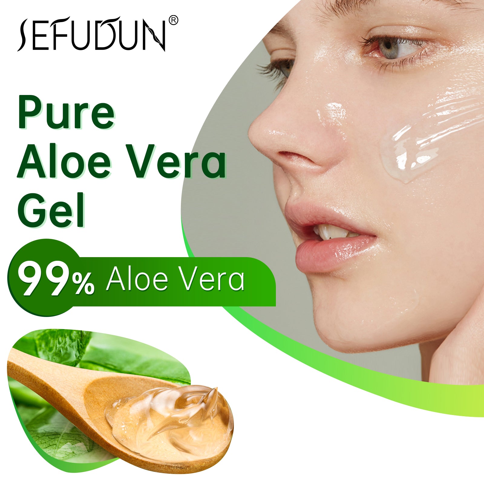 SEFUDUN Pure Aloe Vera Gel, 50g