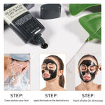 Elaimei Charcoal Black Mask Peel Off Mask Deep Face Nose Pores Cleansing Purifying Blackhead Acne Remover Facial Skin Oil Cleaner